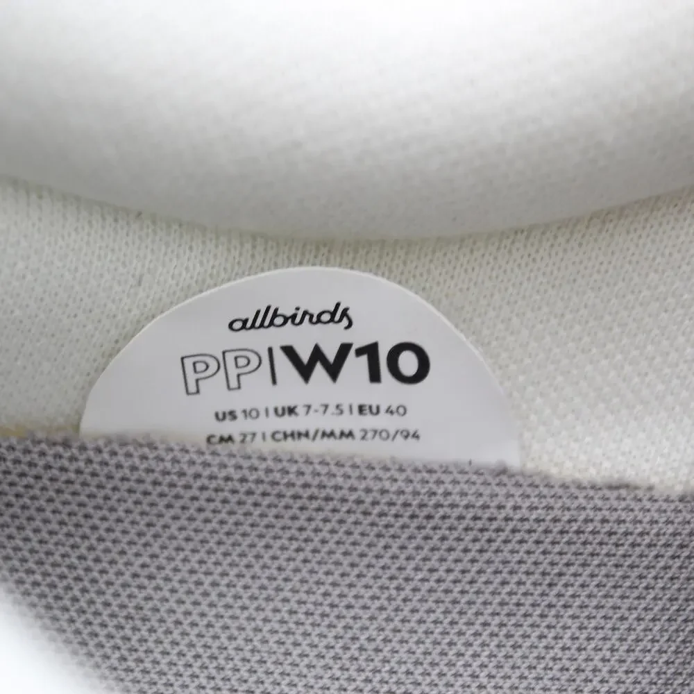 Allbirds Sneakers Womens Size 10 Cream Comfort Shoe Walking Everyday Sustainable